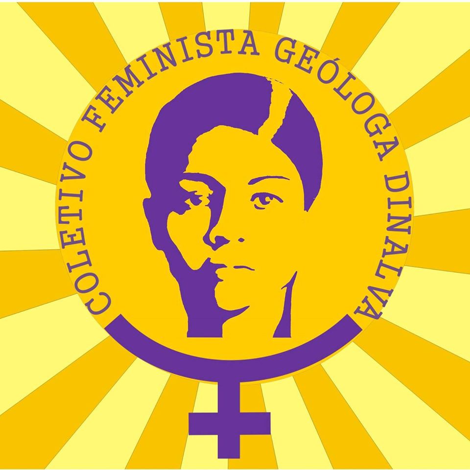 Logo do Coletivo Feminista Geóloga Dinalva